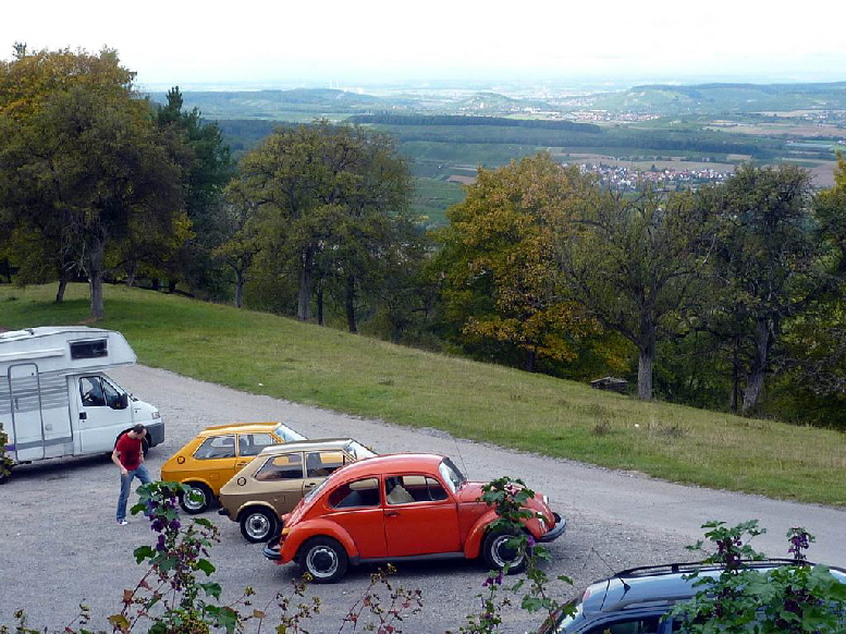 Blick Richtung Weinsberg und Heilbronn